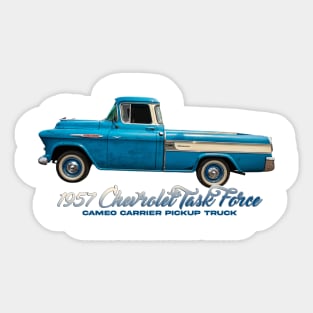 1957 Chevrolet Task Force Cameo Carrier Pickup Truck Sticker